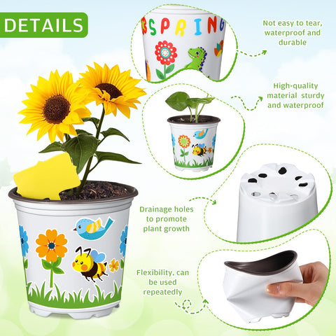 Capoda growth charts helping kids track plant progress over time.