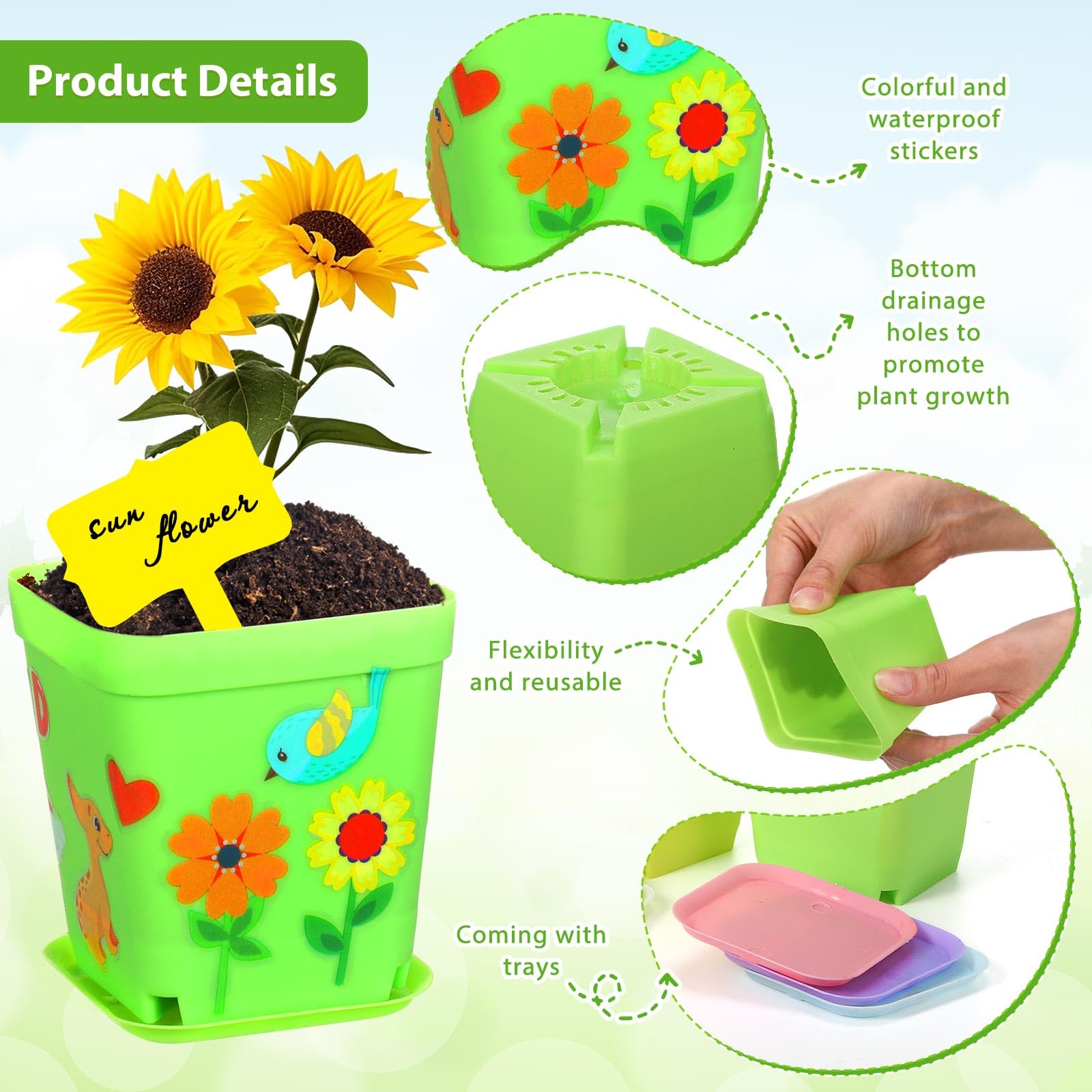 Capoda plant labels provide durable IDs for garden projects.