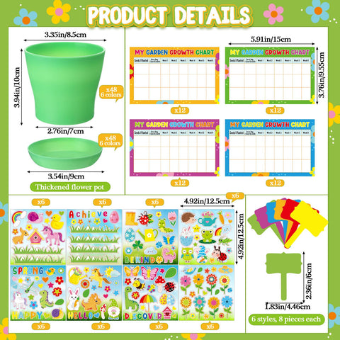 Capoda plant labels organizing plant types and tracking progress