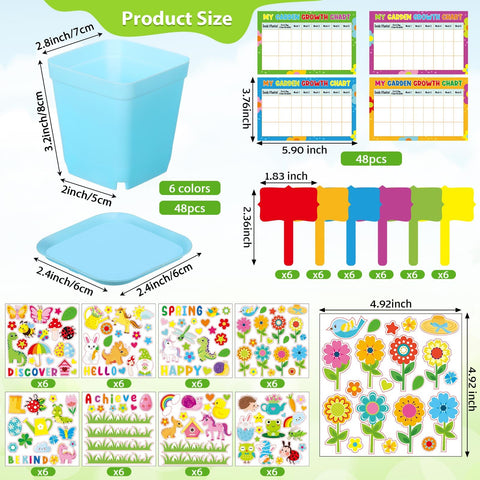 Capoda plastic flower pot 3-5 inch ideal for painting and planting.