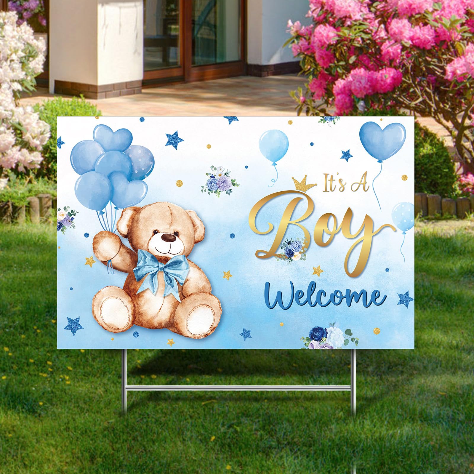 Capoda reusable sign for future baby parties and celebrations.