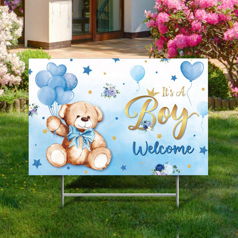 Capoda reusable sign for future baby parties and celebrations.