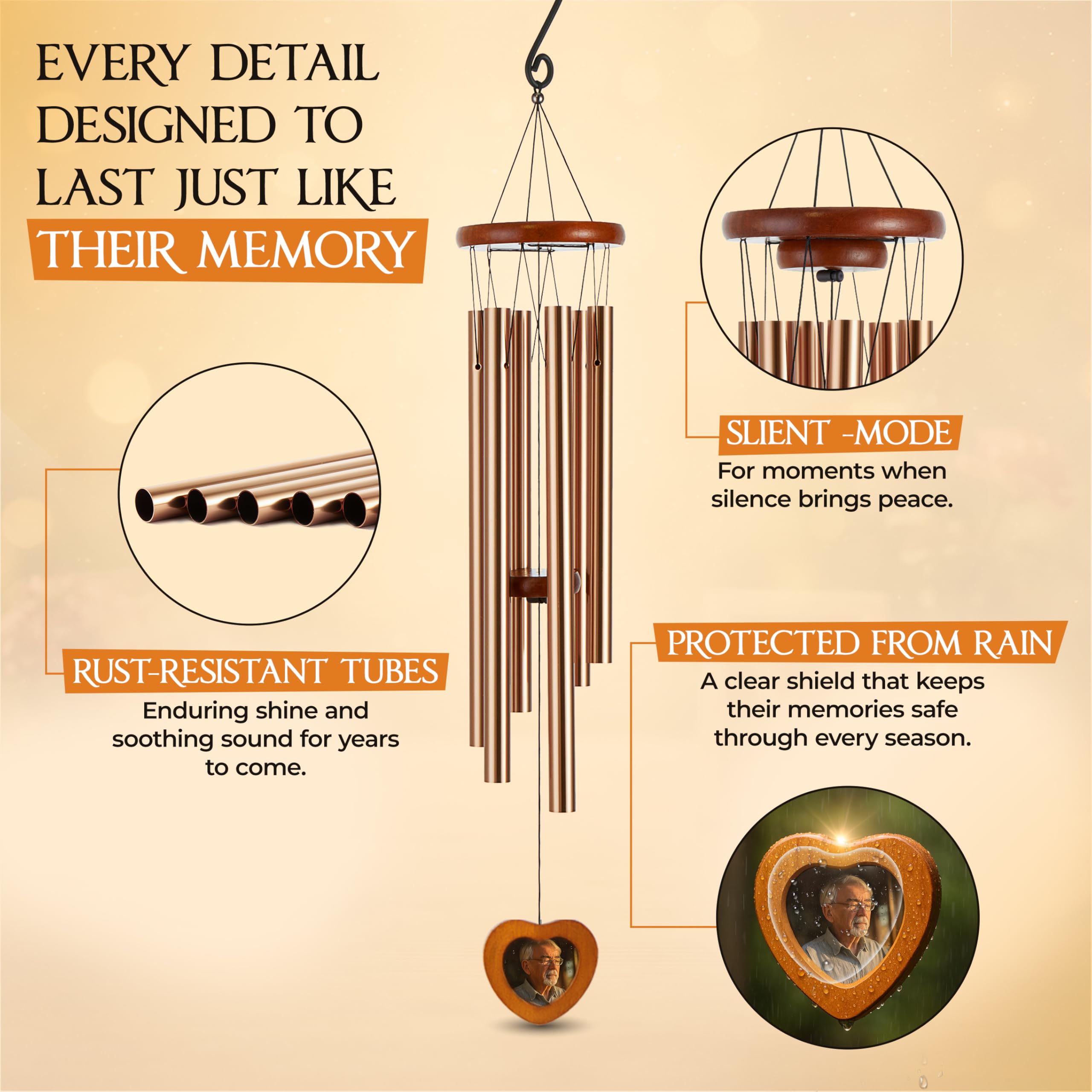 Captain Decor indoor-outdoor windchime fits a living room or garden.