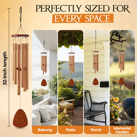 Captain Decor memorial wind chimes as a thoughtful funeral or bereavement gift.