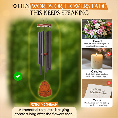 Captain Decor funeral wind chime offering a thoughtful keepsake for remembrance.
