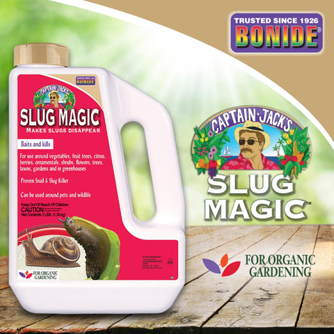Harvest-ready protection for fruit and vegetables with Slug Magic.