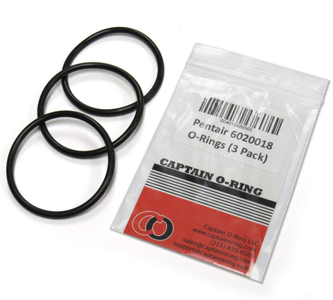 Captain O-Ring 6020018 Buna-N seal for reliable pool fittings and leak prevention.