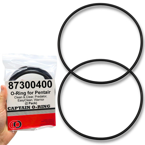 Captain O-Ring 87300400 close-up showing durable seal for reliable filter tank connections.
