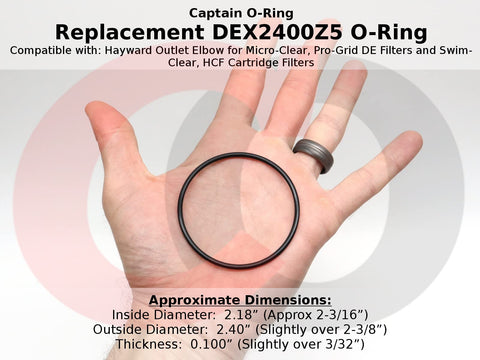 DEX2400Z5 o-ring for Micro-Clear seals for long-lasting pool filtration