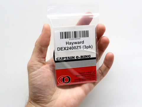 Captain O-Ring DEX2400Z5 three-pack o-rings offers convenient replacements