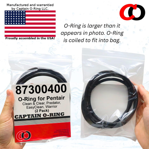 Captain O-Ring simple replacement reduces downtime during routine service.