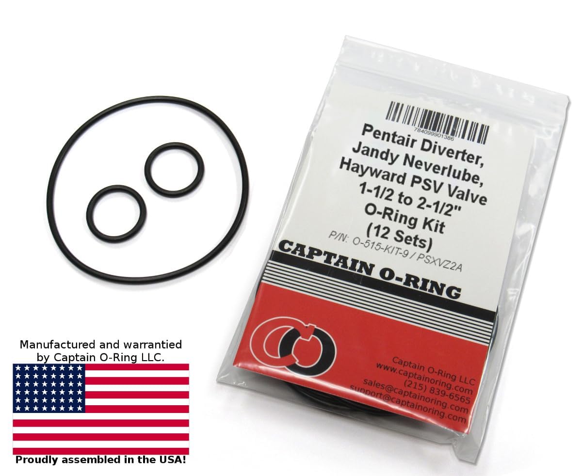 Captain O-Ring compatible with Hayward PSV valves for simple DIY maintenance