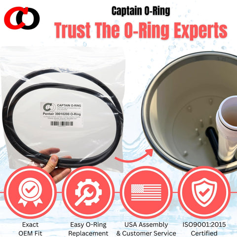 Captain O-Ring USA-made branding and packaging signals quality