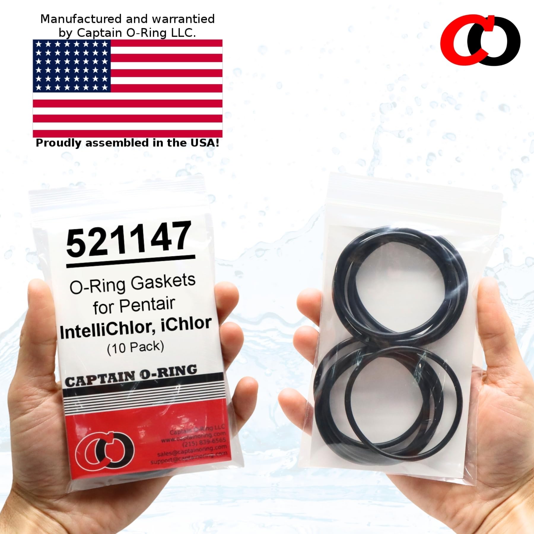 Made in the USA: Captain O-Ring quality you can trust.