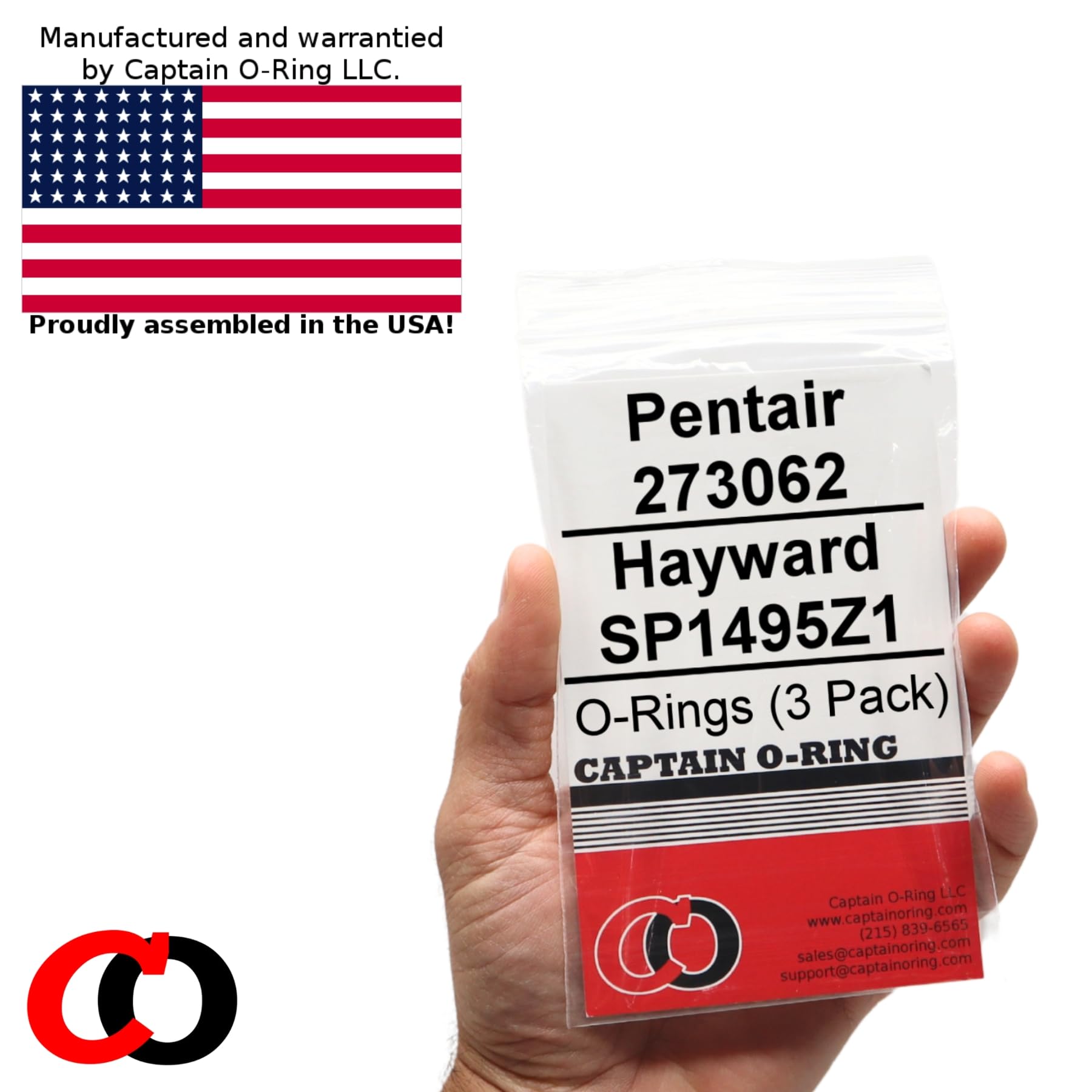 Captain O-Ring manufactured in the USA for reliable quality