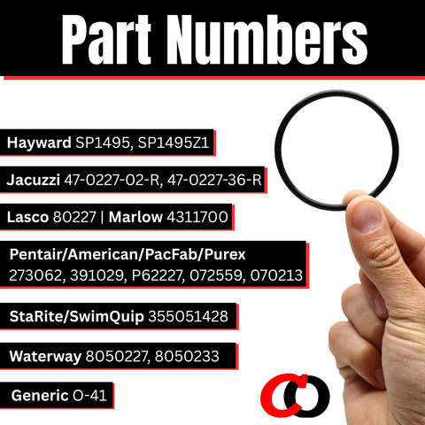 Captain O-Ring SP1495Z1 union o-ring for Hayward compatibility