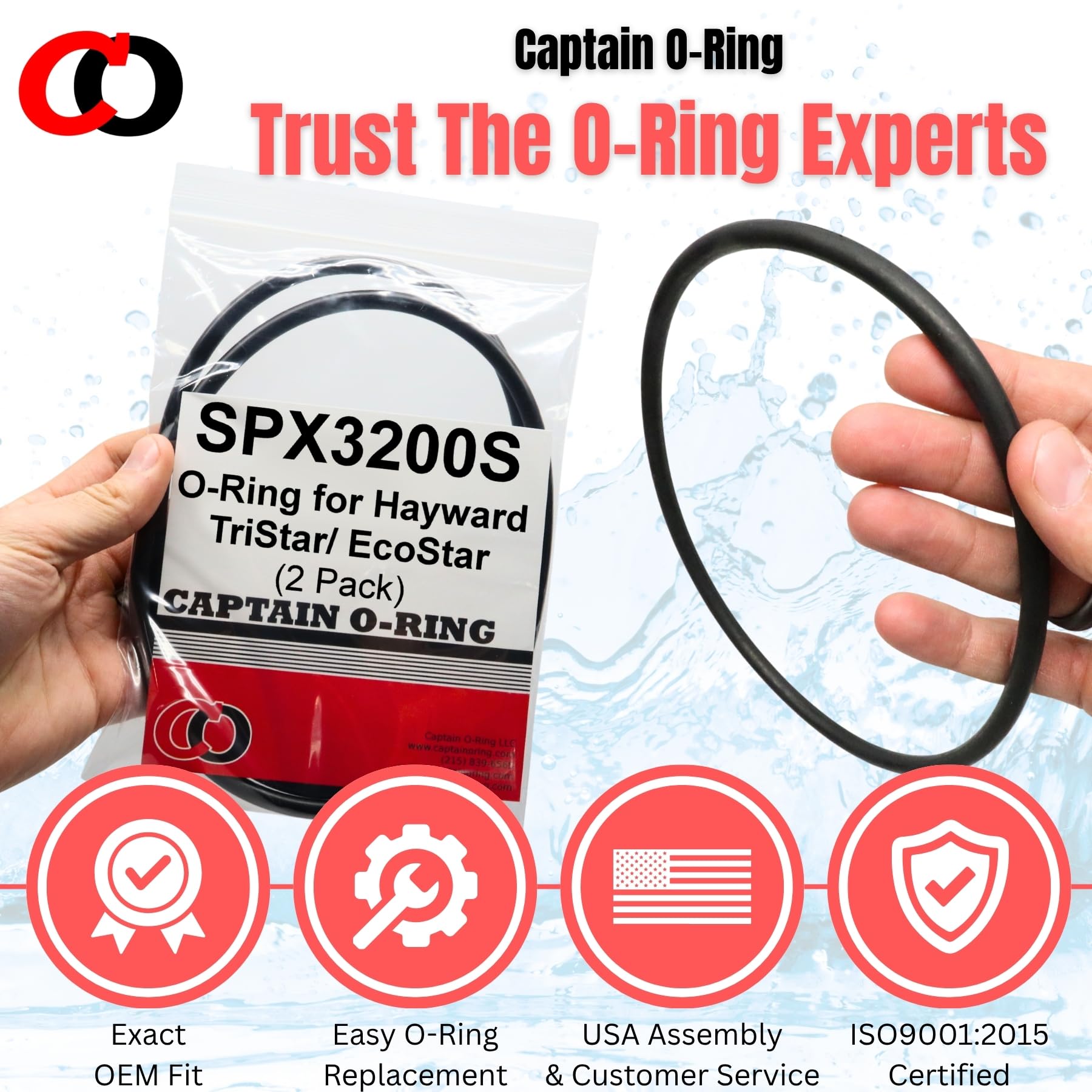 Captain O-Ring SPX3200S pump model details to aid selection