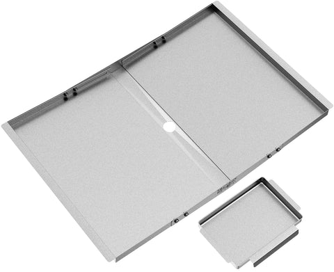 CaptainGrill grease tray with catch pan for universal grill compatibility.