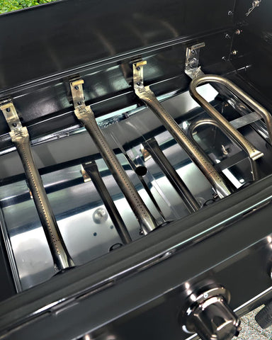 CaptainGrill three-piece assembly is quick to install