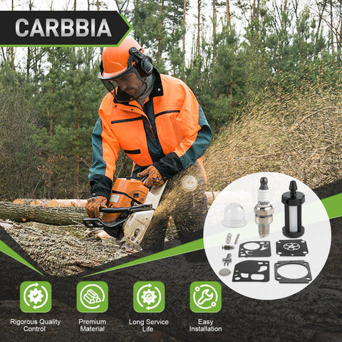 CARBBIA carburetor kit gasket set supports reliable seal during rebuilds.