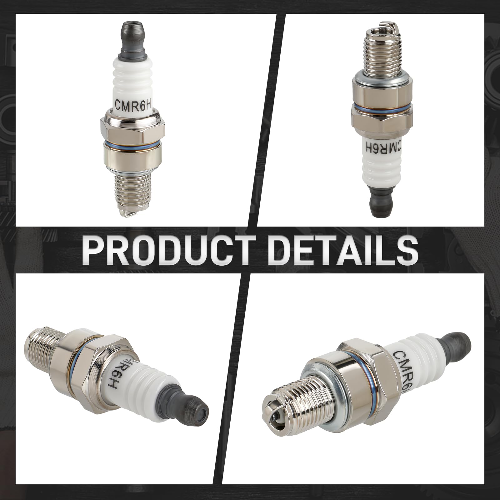 CARBBIA carburetor kit includes spark plug and fuel filter for quicker starts.