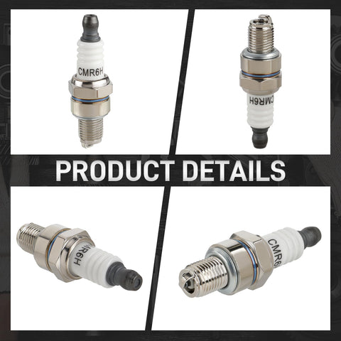 CARBBIA carburetor kit includes spark plug and fuel filter for quicker starts.