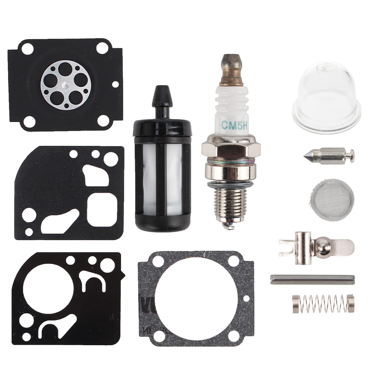CARBBIA carburetor kit springs and gaskets for durable rebuilds.