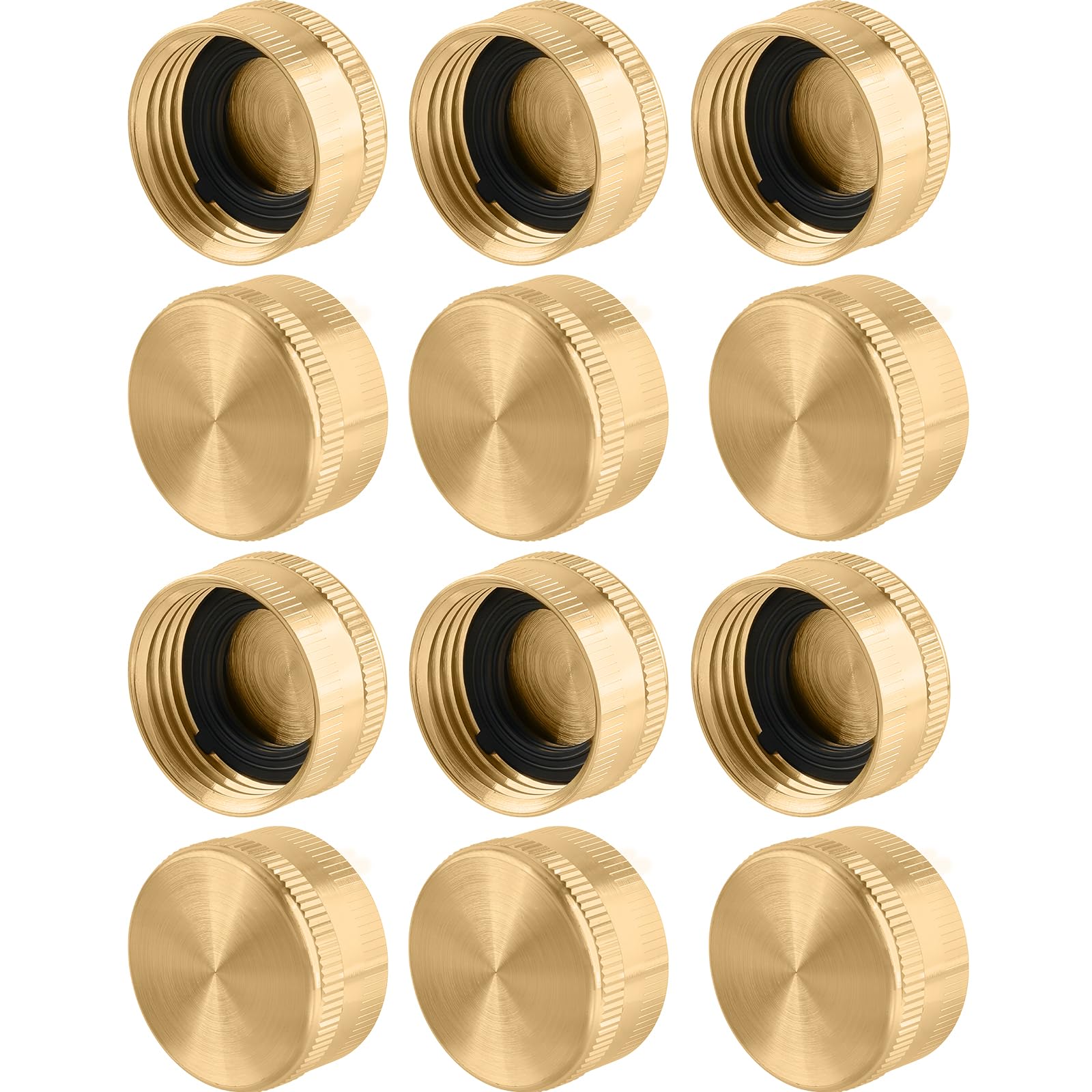 CARBBIA durable solid brass end cap for weather resistance.