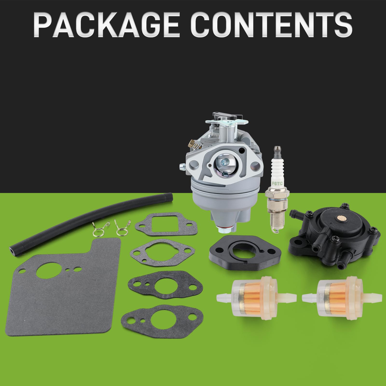 CARBBIA fuel line and filter set supports clean fuel flow