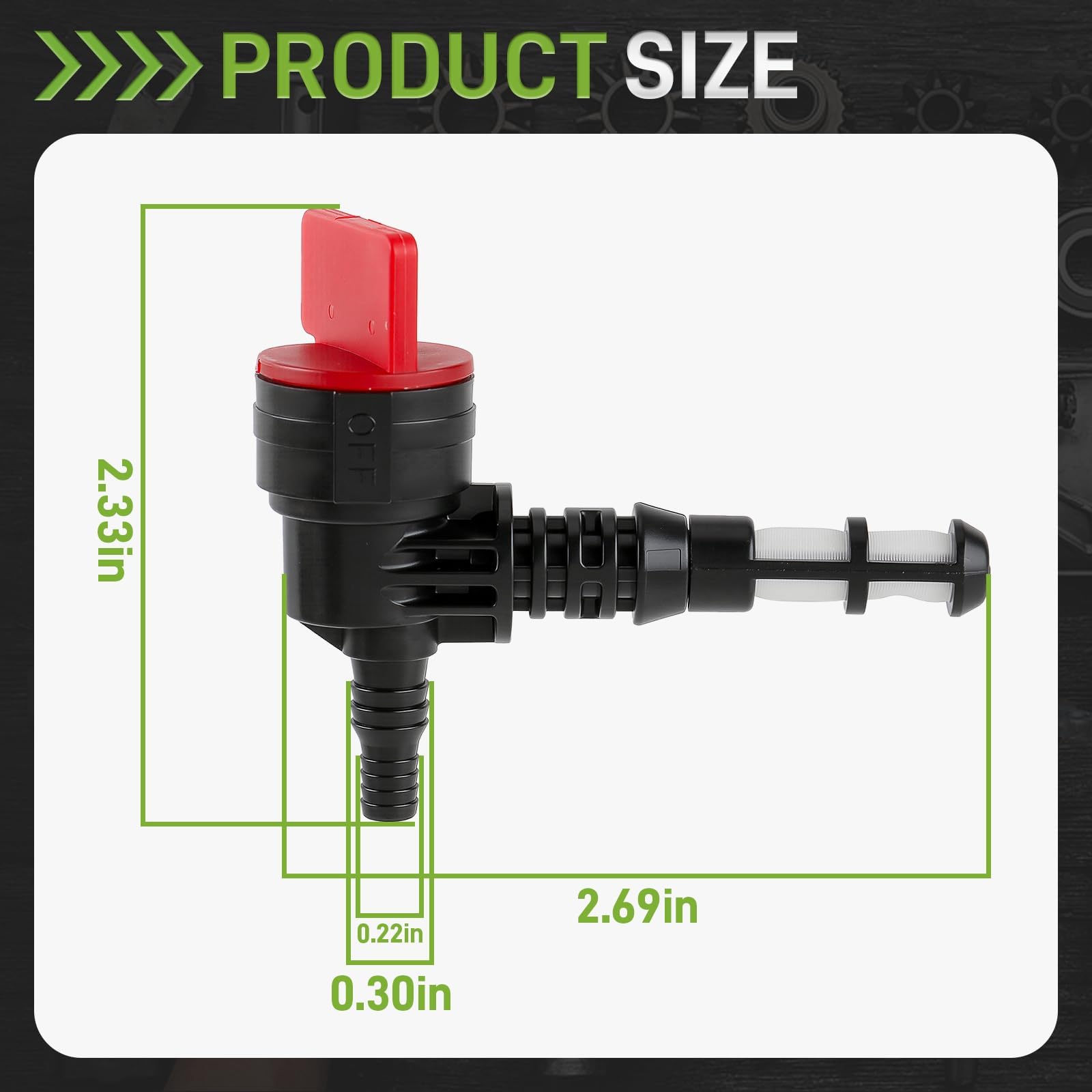 CARBBIA grommet clamp kit secures valve against vibration