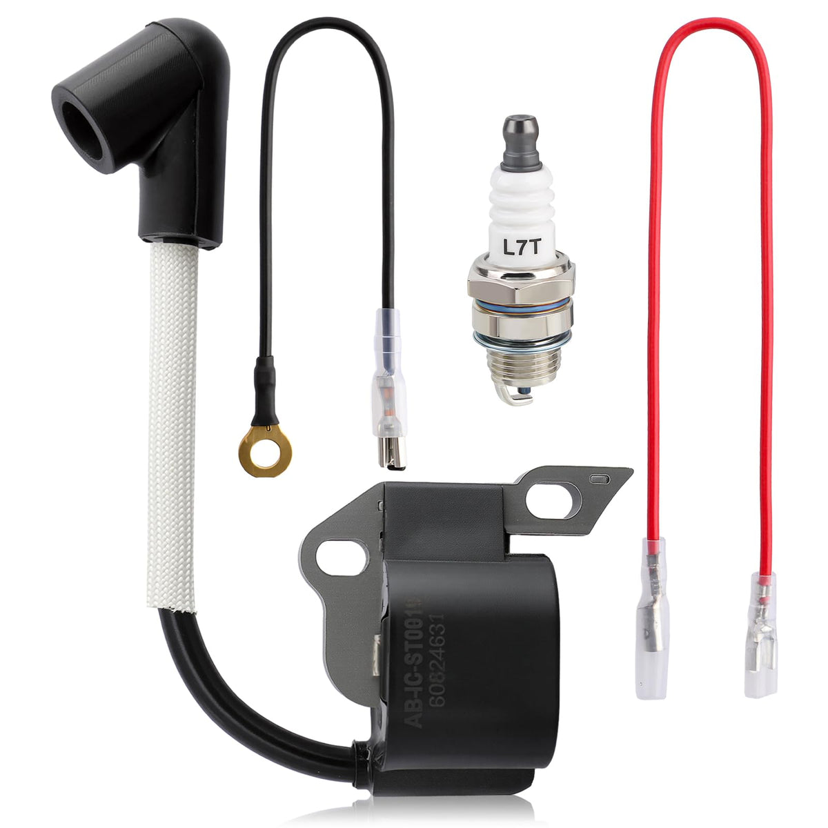 CARBBIA ignition coil 1130-400-1302 for Stihl MS170 close-up showing reliable ignition compatibility