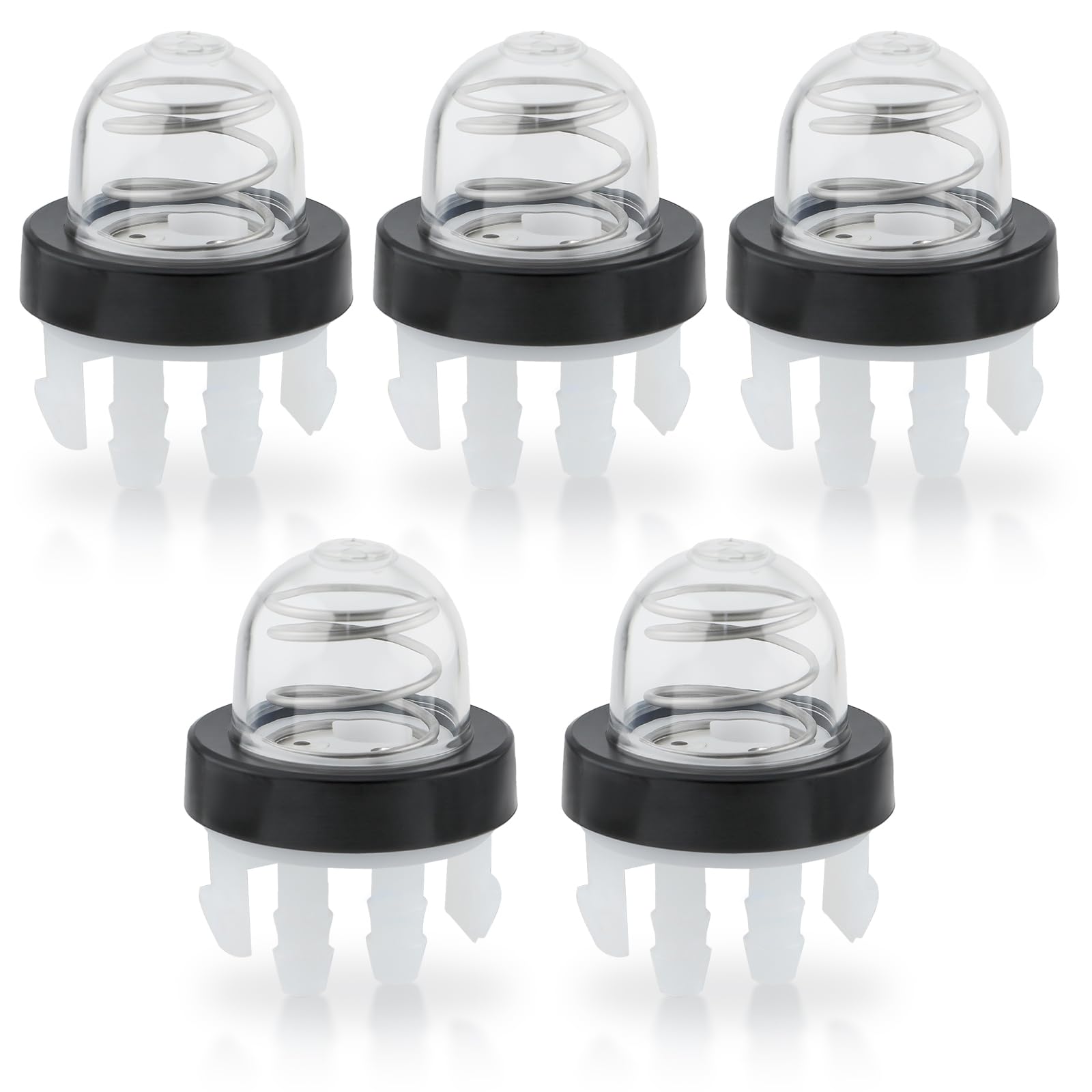 CARBBIA primer bulb close-up demonstrates compact design for quick starts.