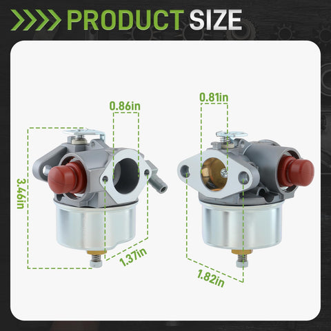 Carbbia primer bulb for Tecumseh 632795A aids fast throttle response.