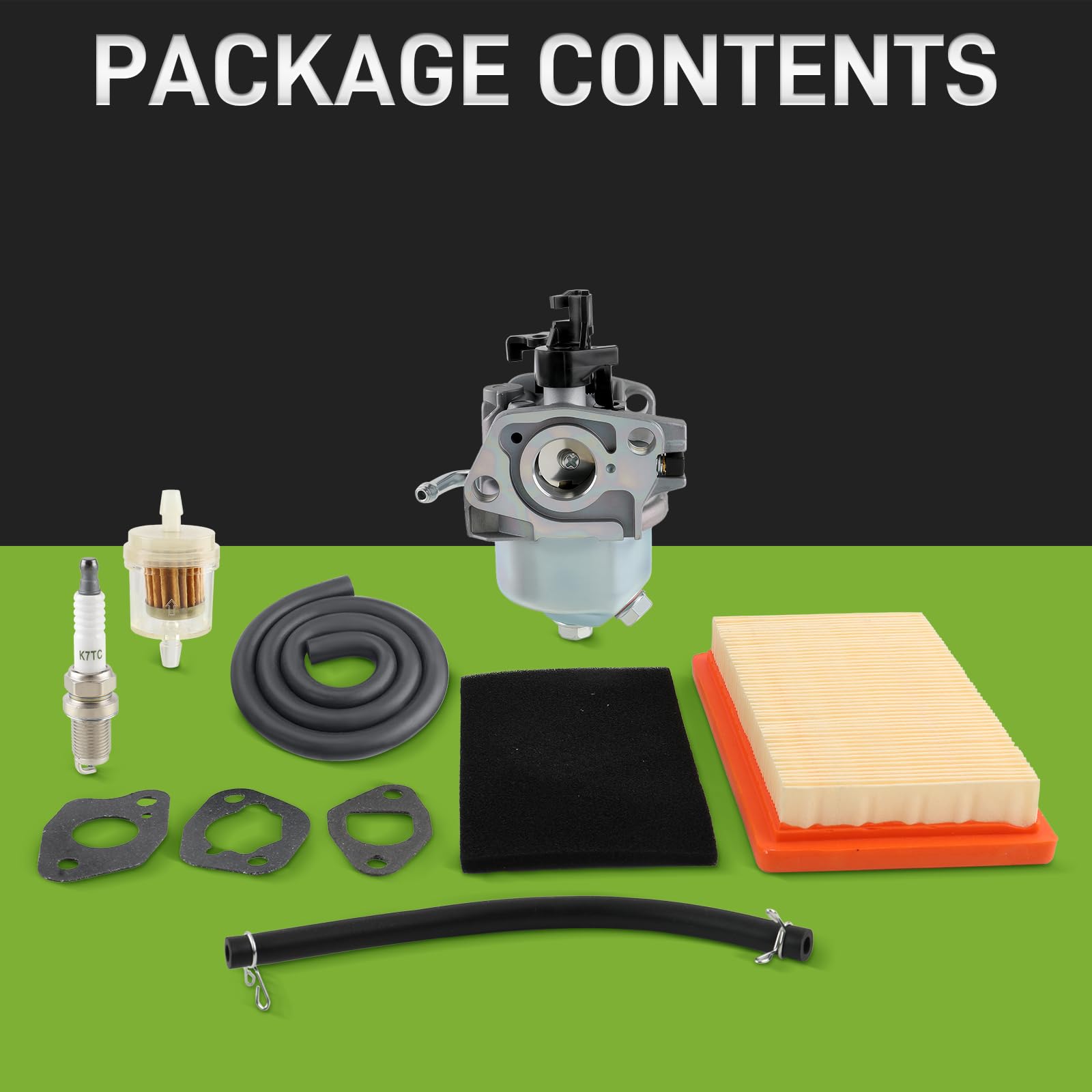 CARBBIA spark plug and accessory set with included parts