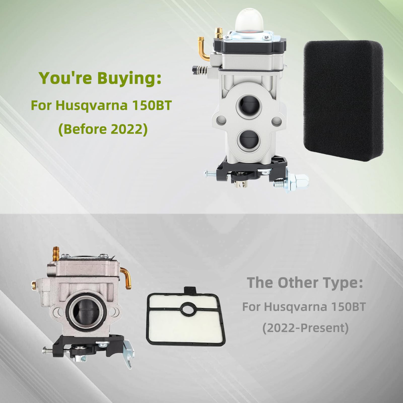 Carbhub 150BF carburetor for Husqvarna 150BF ensures smooth operation and easy maintenance.
