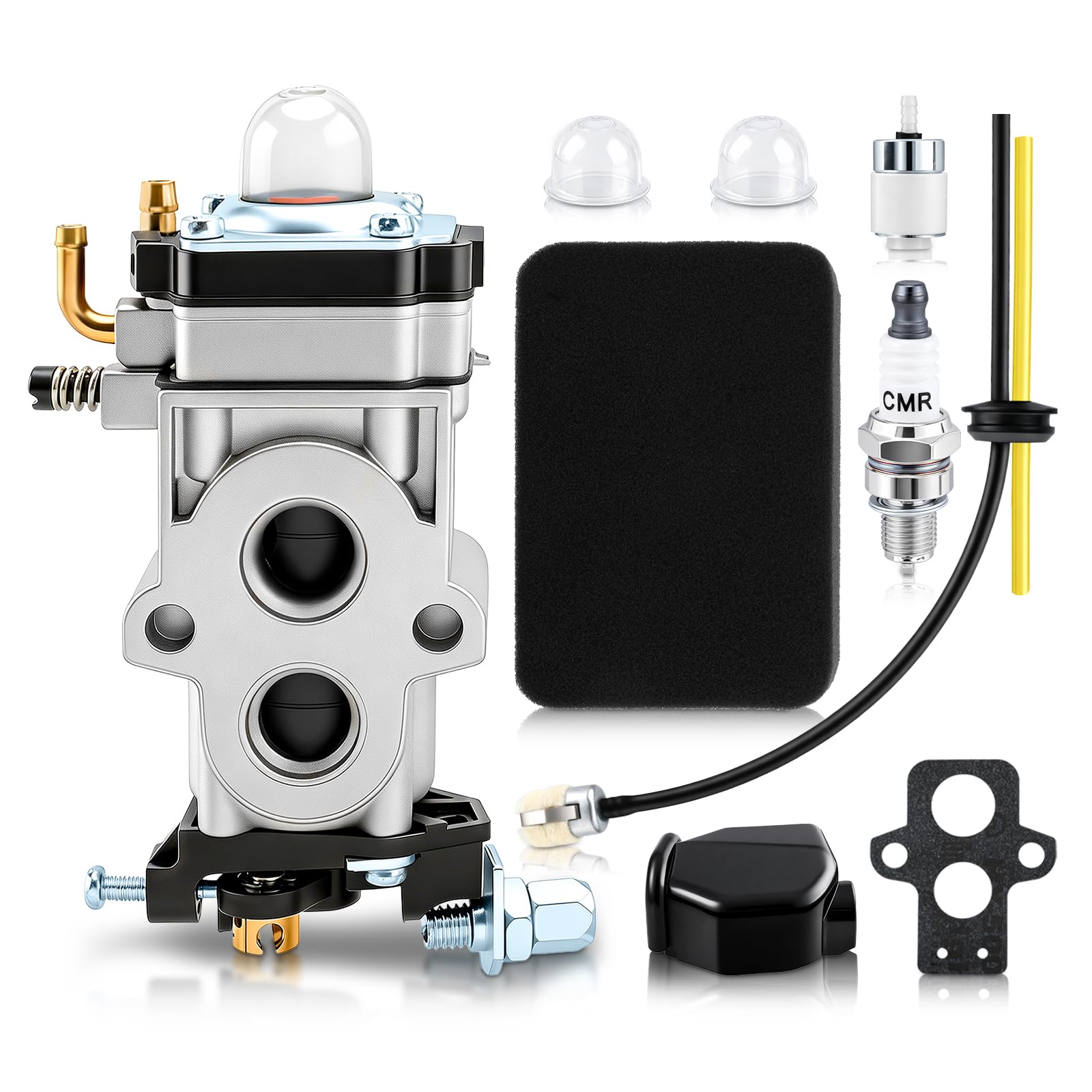 Carbhub 150BT carburetor for Husqvarna 150BT enables precise fuel delivery for steady engine performance.