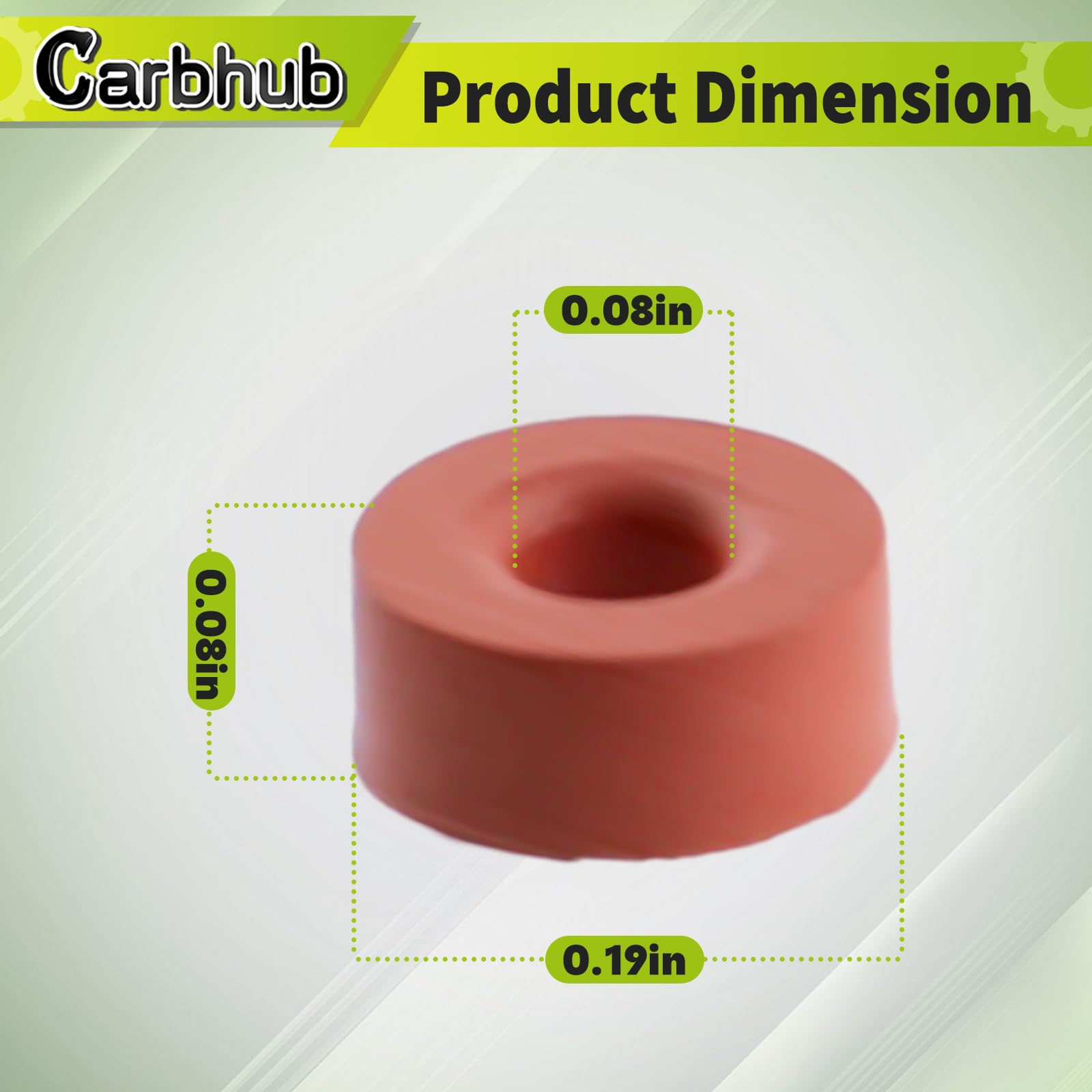 Carbhub 398188 needle seat closeup with precision finish
