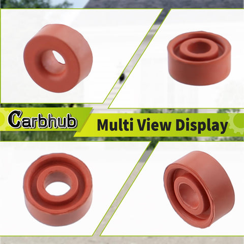Carbhub 398188 needle seat in assembly setup for carburetor