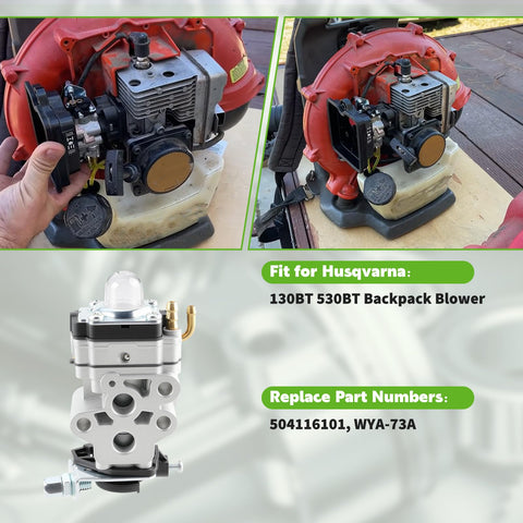 Carbhub 530BT carburetor fit ensures smooth operation and quick installation.