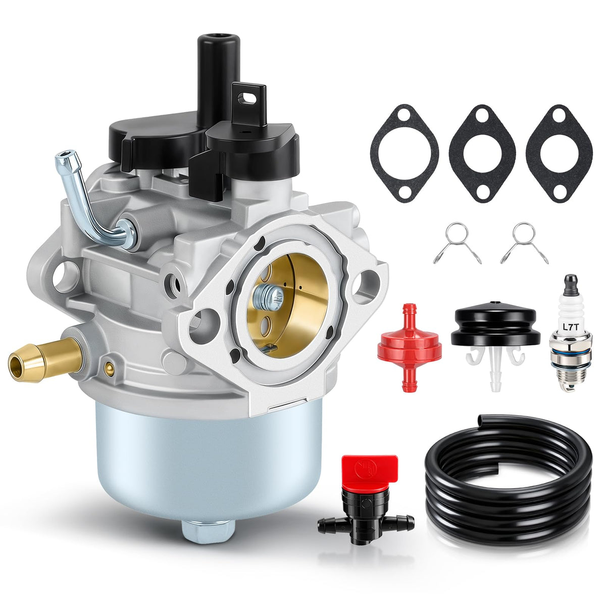 Carbhub 801396 carburetor front view for easy installation.