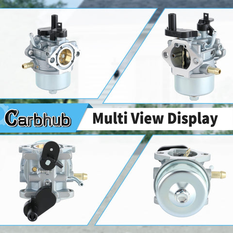 Carbhub 801396 carburetor side view for compact fit.