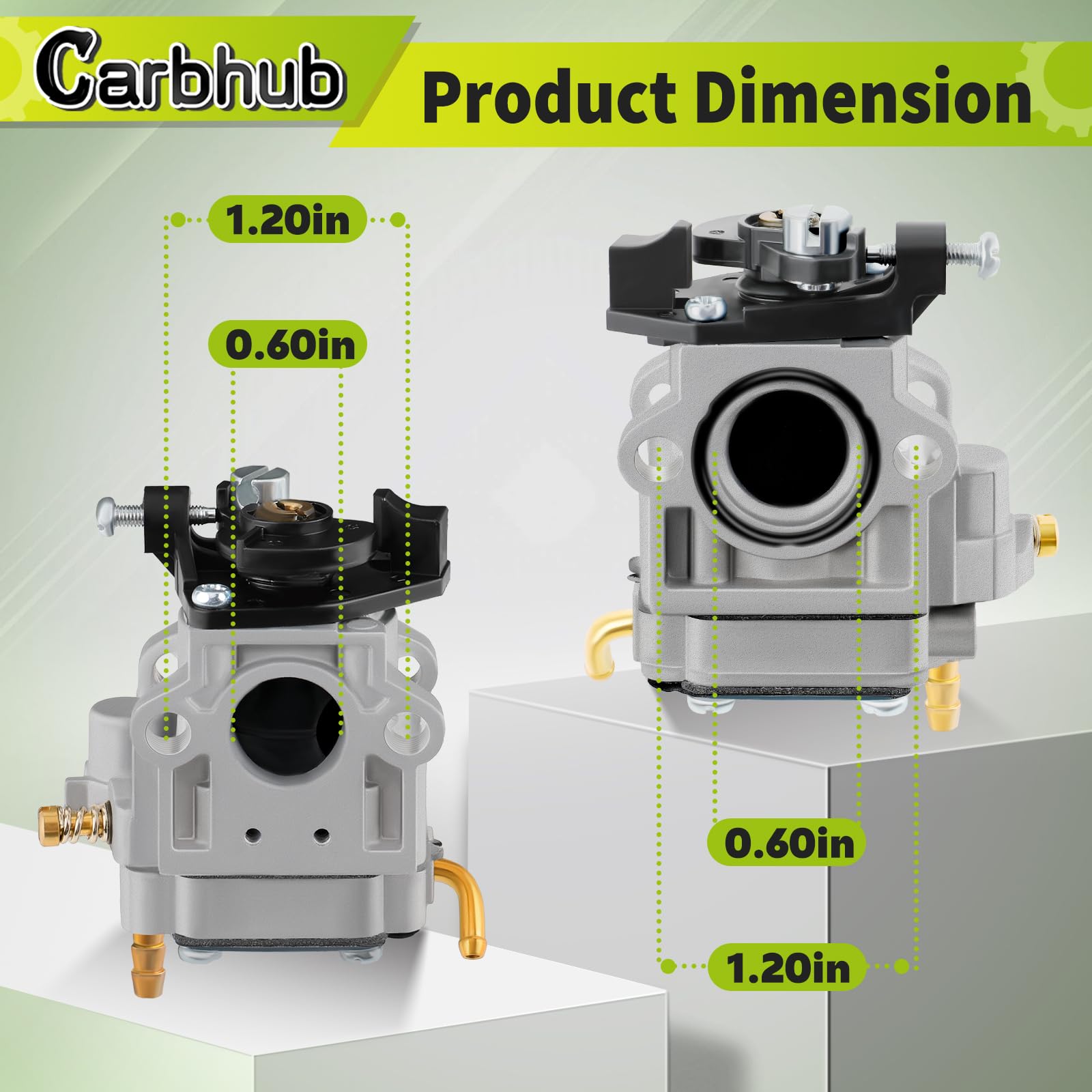 Carbhub air filter for carburetor helps clean intake for smoother operation