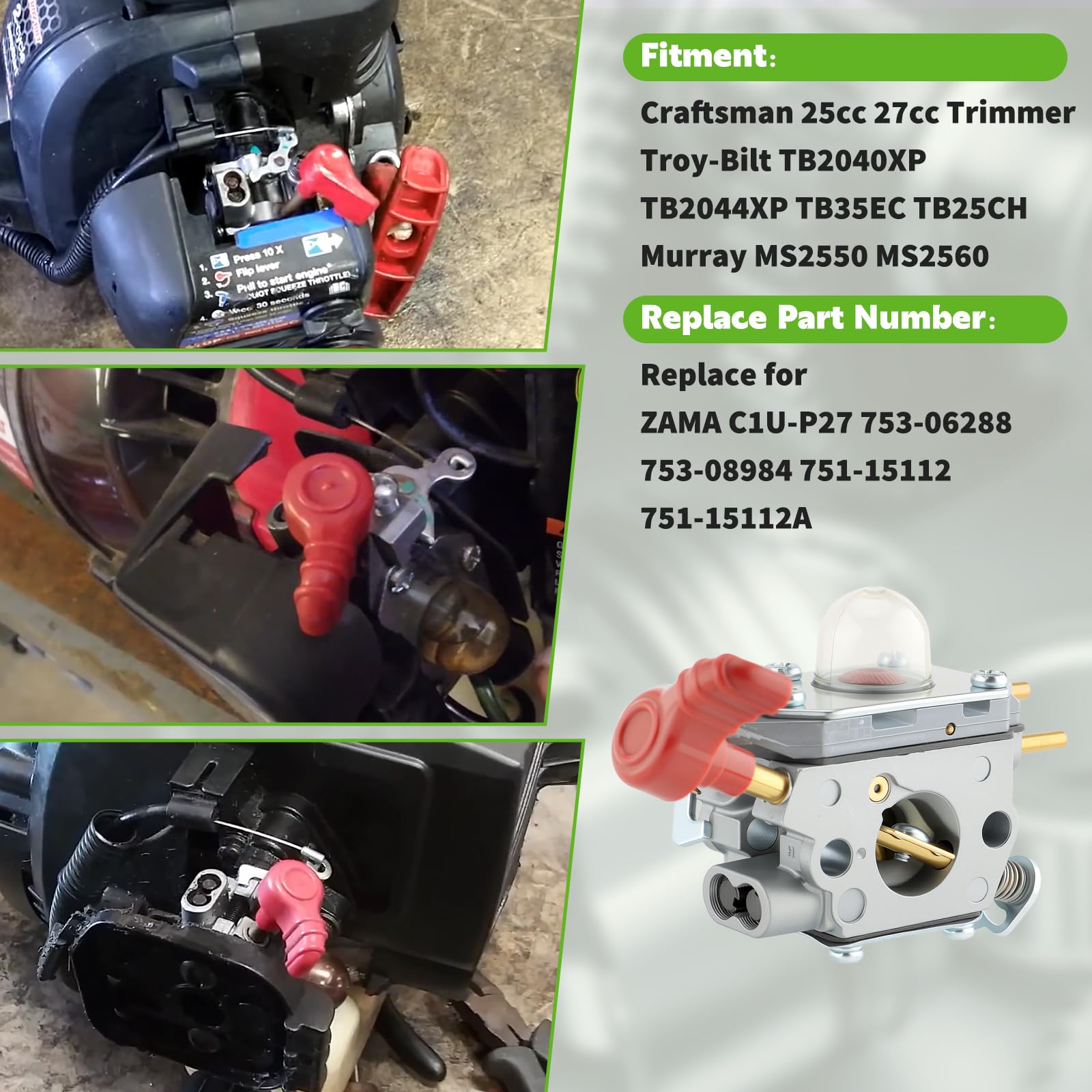 Carbhub air and fuel filters included to support clean fuel flow.