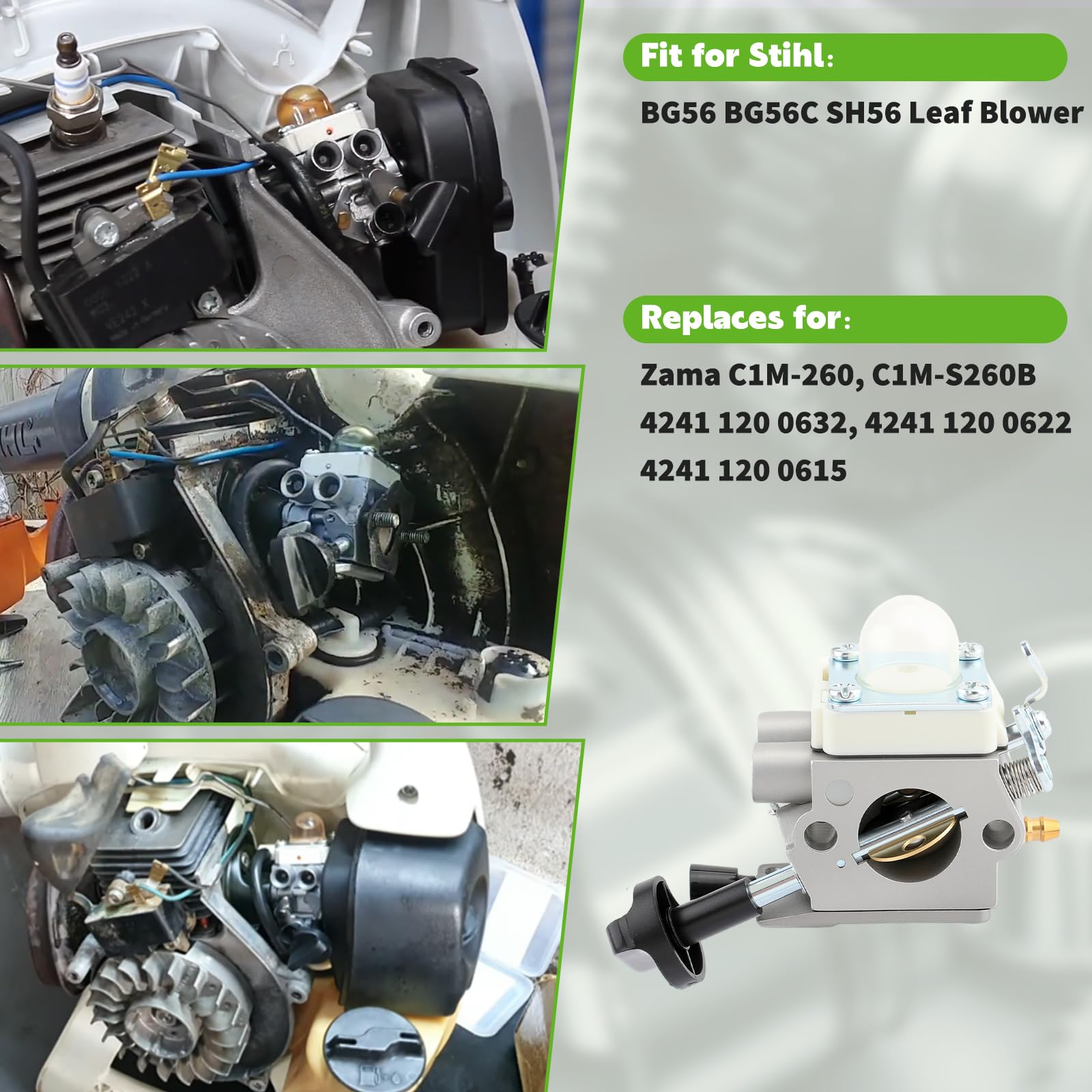 Carbhub BG56 fuel filter, helps cleaner fuel passages.