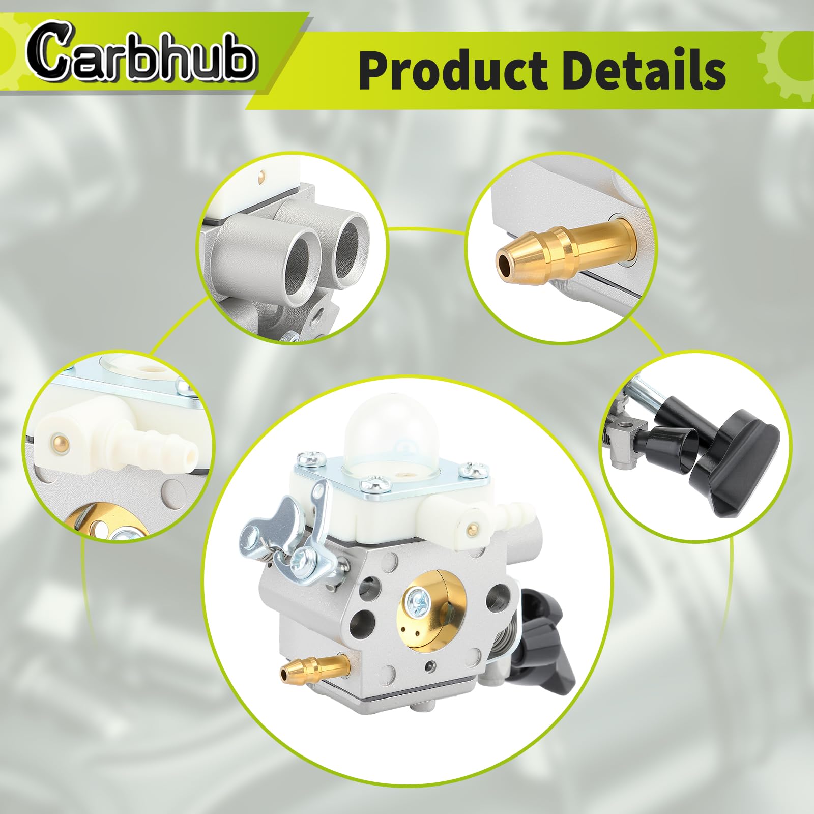 Carbhub BG56 spark plug, supports reliable ignition performance.