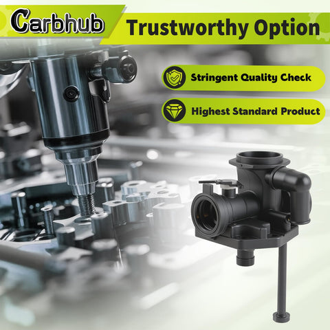 Carbhub carburetor gasket and diaphragm kit for secure seal and durability.