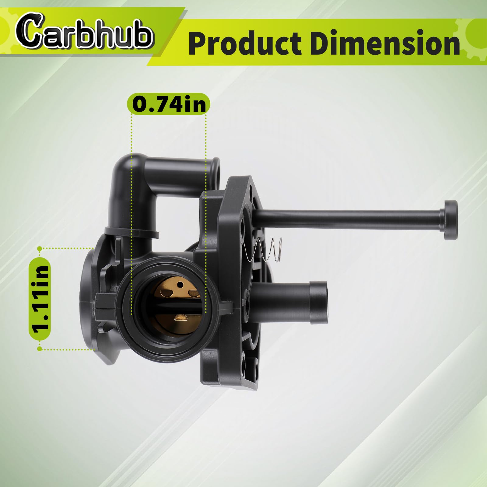 Carbhub carburetor spark plug included for complete rebuild kits.