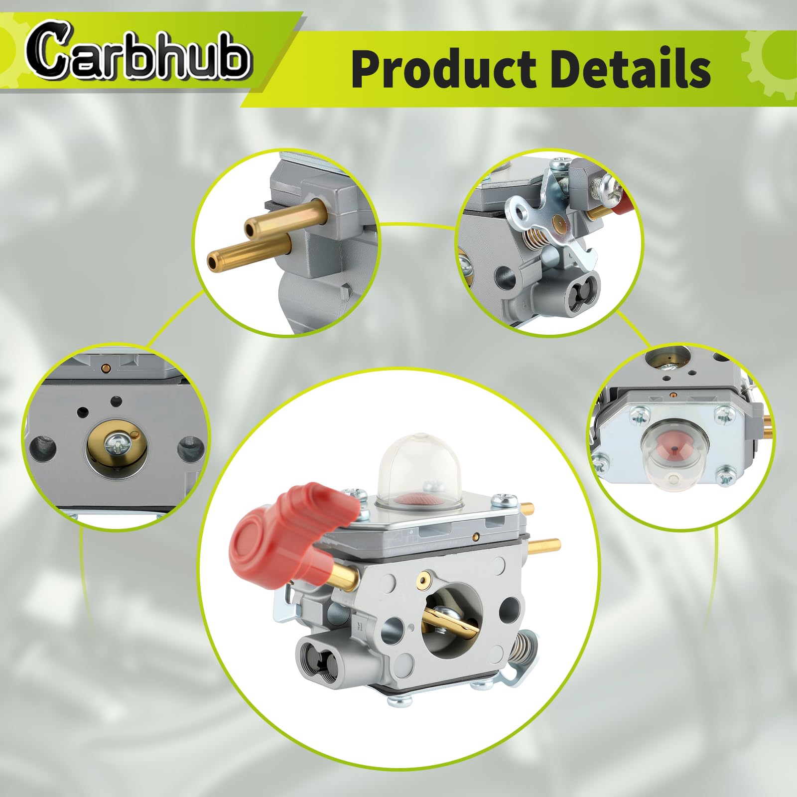 Carbhub compatibility guide shows broad fit for multiple small engines.