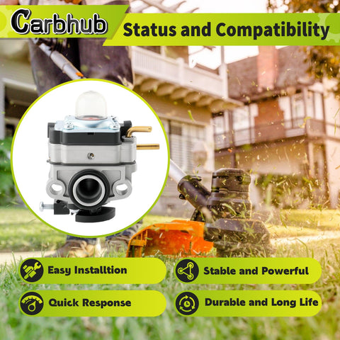 Carbhub complete kit for Ryobi 25cc engines boosts overall mower reliability.