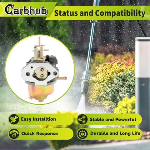 Carbhub EA190V carburetor for Subaru EA190VS vertical engine smooth operation.